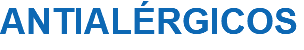 ANTIALÉRGICOS