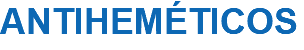ANTIHEMÉTICOS