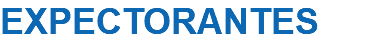 EXPECTORANTES