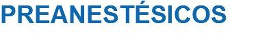 PREANESTÉSICOS